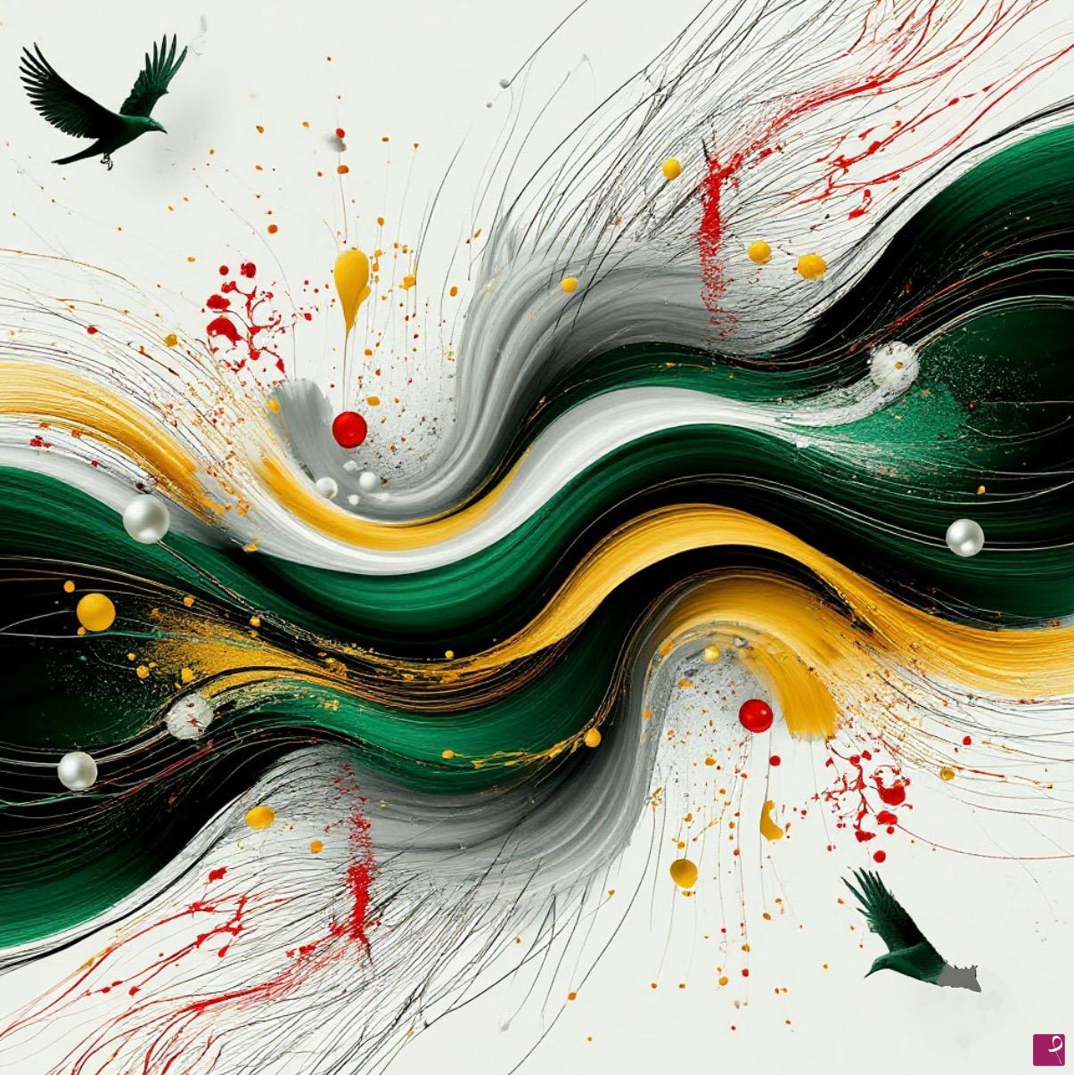 quadri in vendita online - Airborne magnetic waves