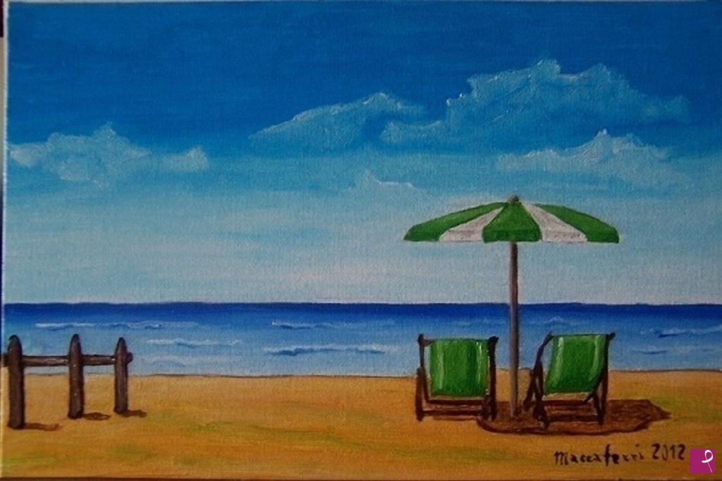 quadri in vendita online - Al mare