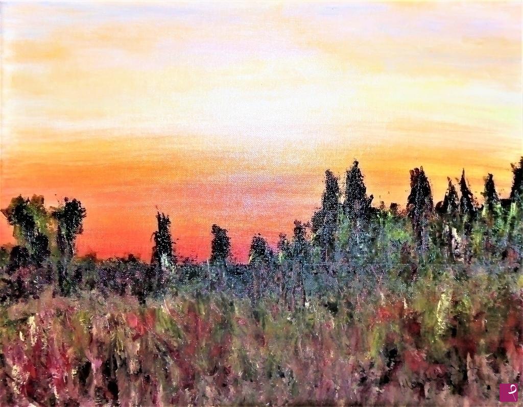 quadri in vendita online - “Al tramonto” 