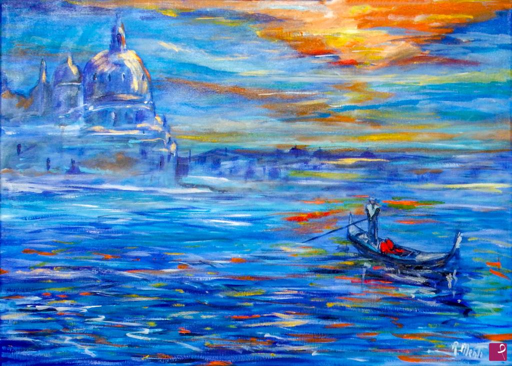 quadri in vendita online - Alba veneziana