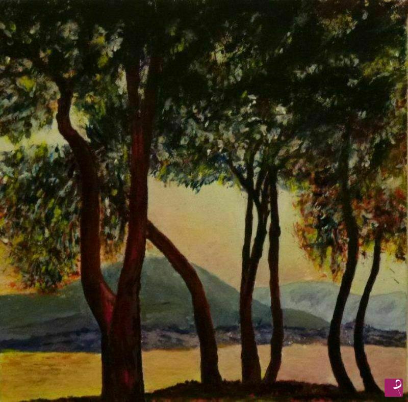 quadri in vendita online - Alberi