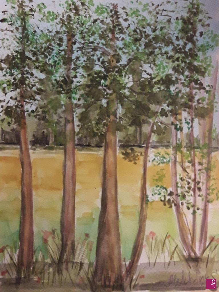 quadri in vendita online - Alberi