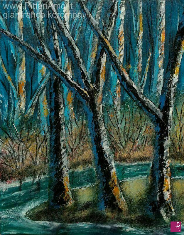 quadri in vendita online - alberi