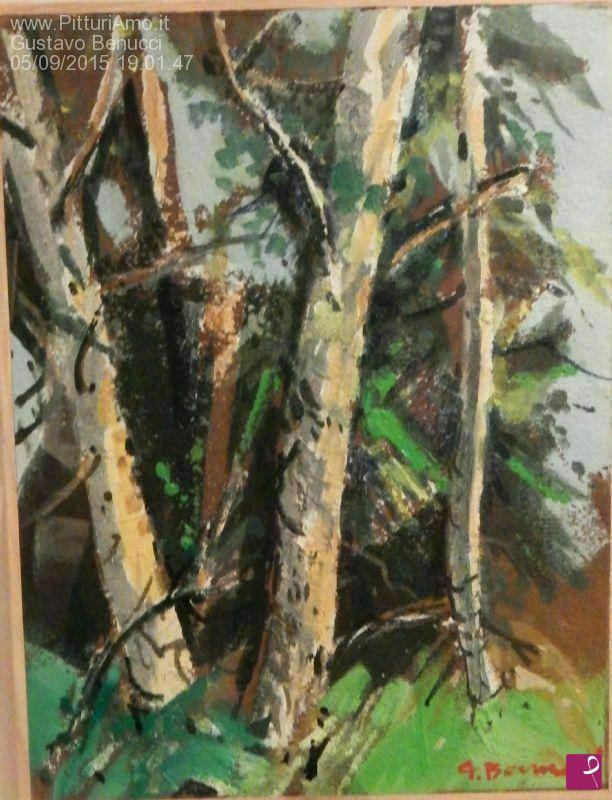 quadri in vendita online - Alberi