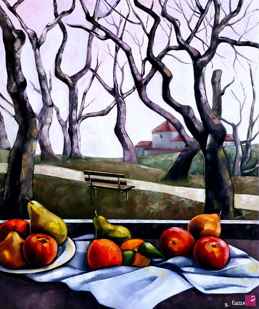 quadri in vendita online - Alberi con natura morta . 2009