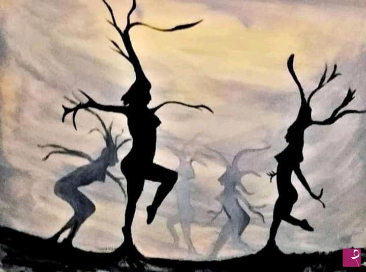 quadri in vendita online - Alberi danzanti 