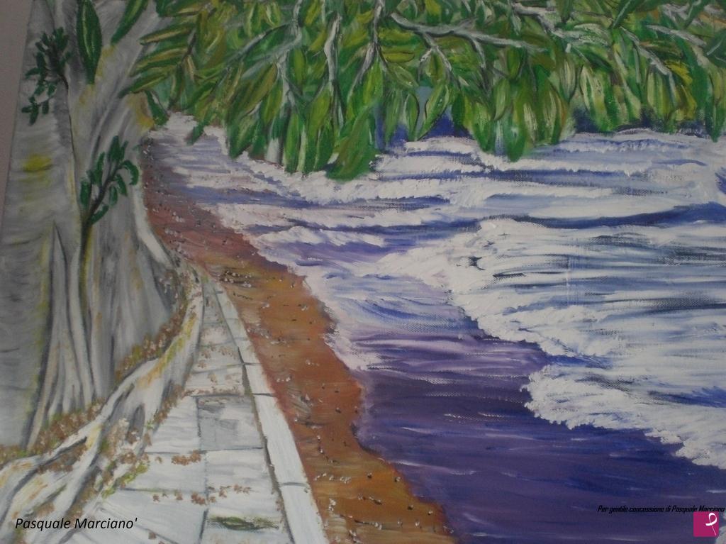 quadri in vendita online - "Alberi e Mare"