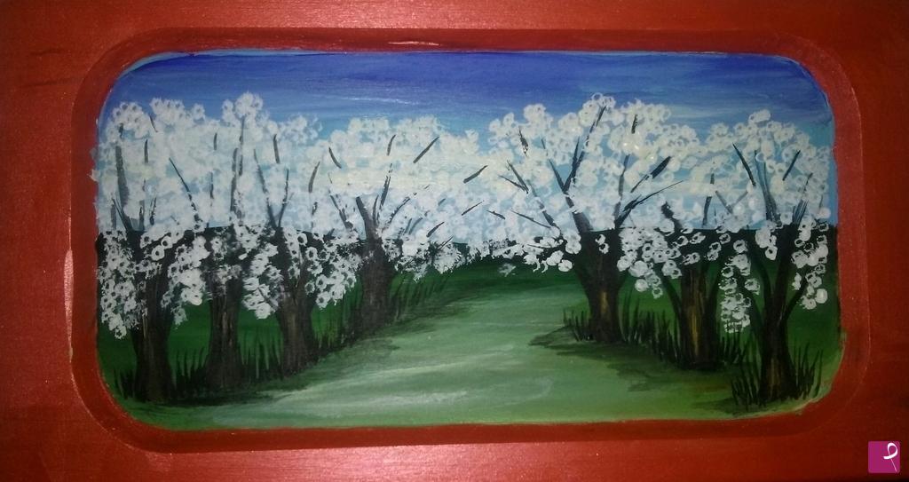 quadri in vendita online - ALBERI FIORITI