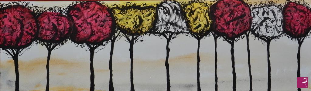 quadri in vendita online - Alberi in autunno