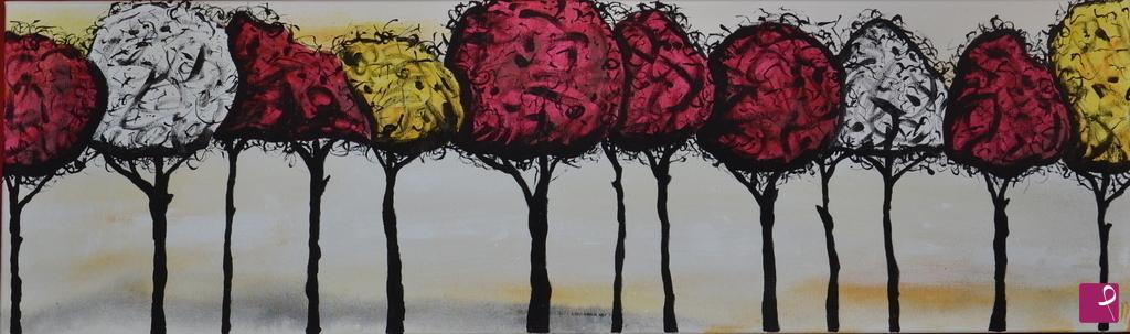 quadri in vendita online - Alberi in autunno 2