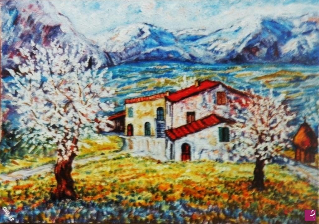 quadri in vendita online - ALBERI IN FIORE 