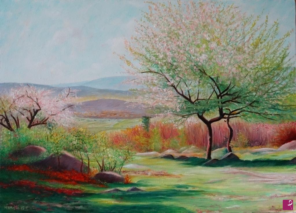 quadri in vendita online - ALBERI IN FIORE