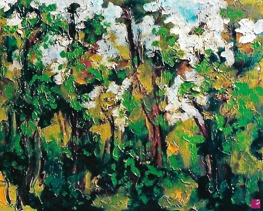 quadri in vendita online - Alberi in primo autunno