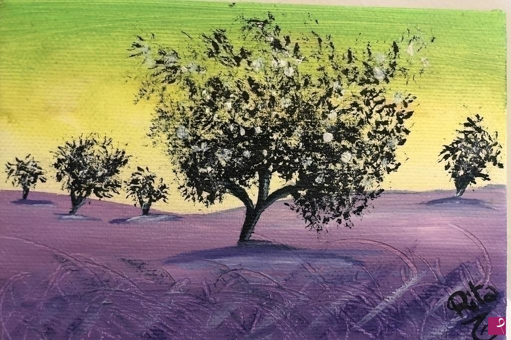quadri in vendita online - Alberi nel vento