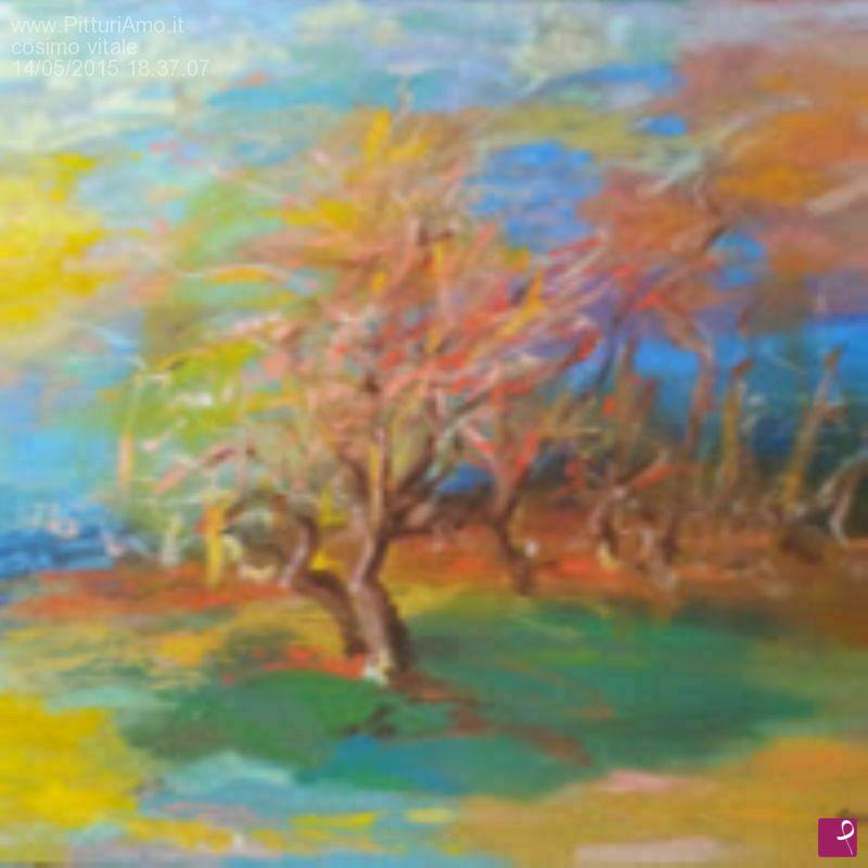 quadri in vendita online - alberi spogli