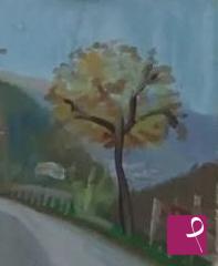 quadri in vendita online - Albero autunno