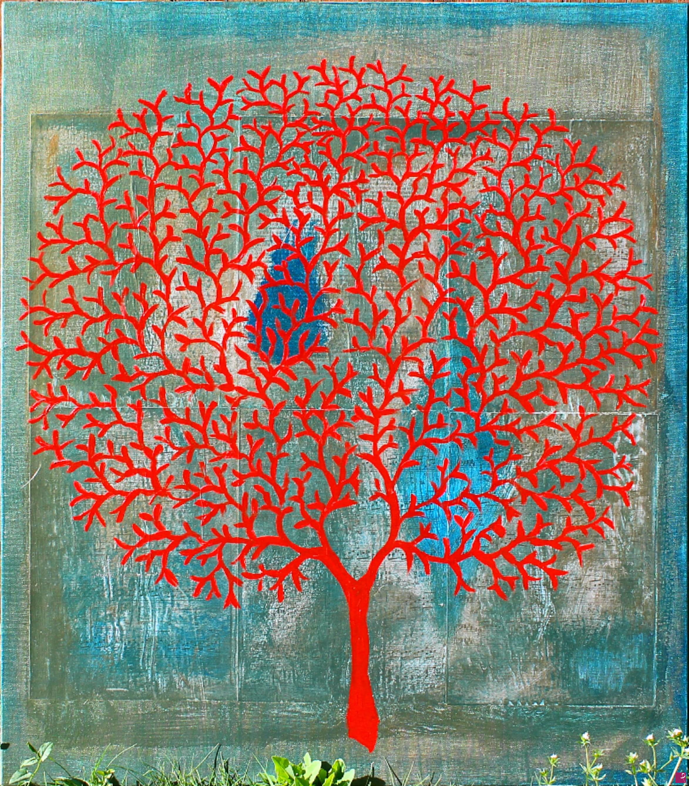 quadri in vendita online - Albero corallo