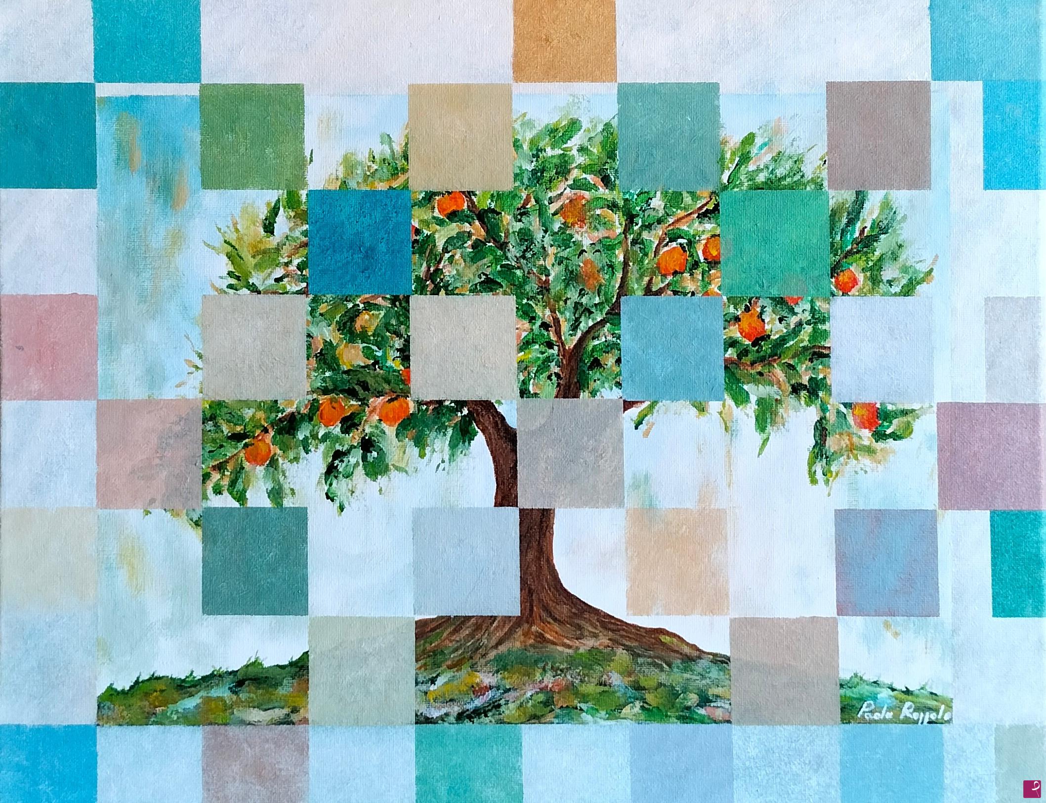 quadri in vendita online - Albero delle arance amare 