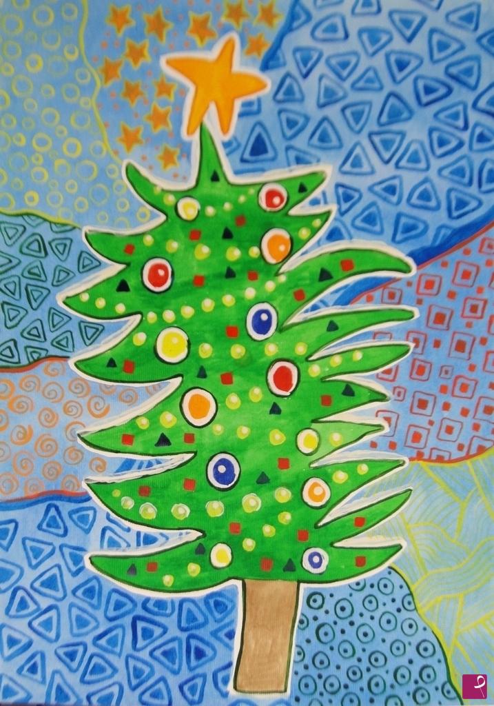 quadri in vendita online - albero di natale