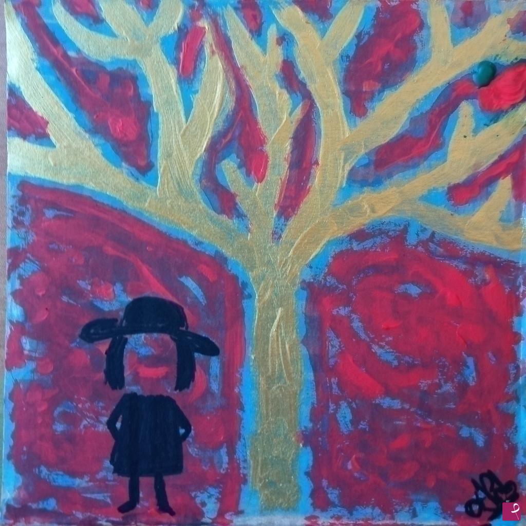 quadri in vendita online - Albero e Muky