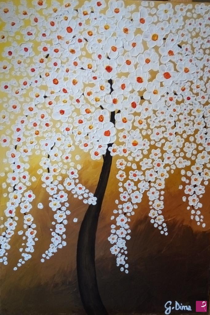 quadri in vendita online - Albero in fiore
