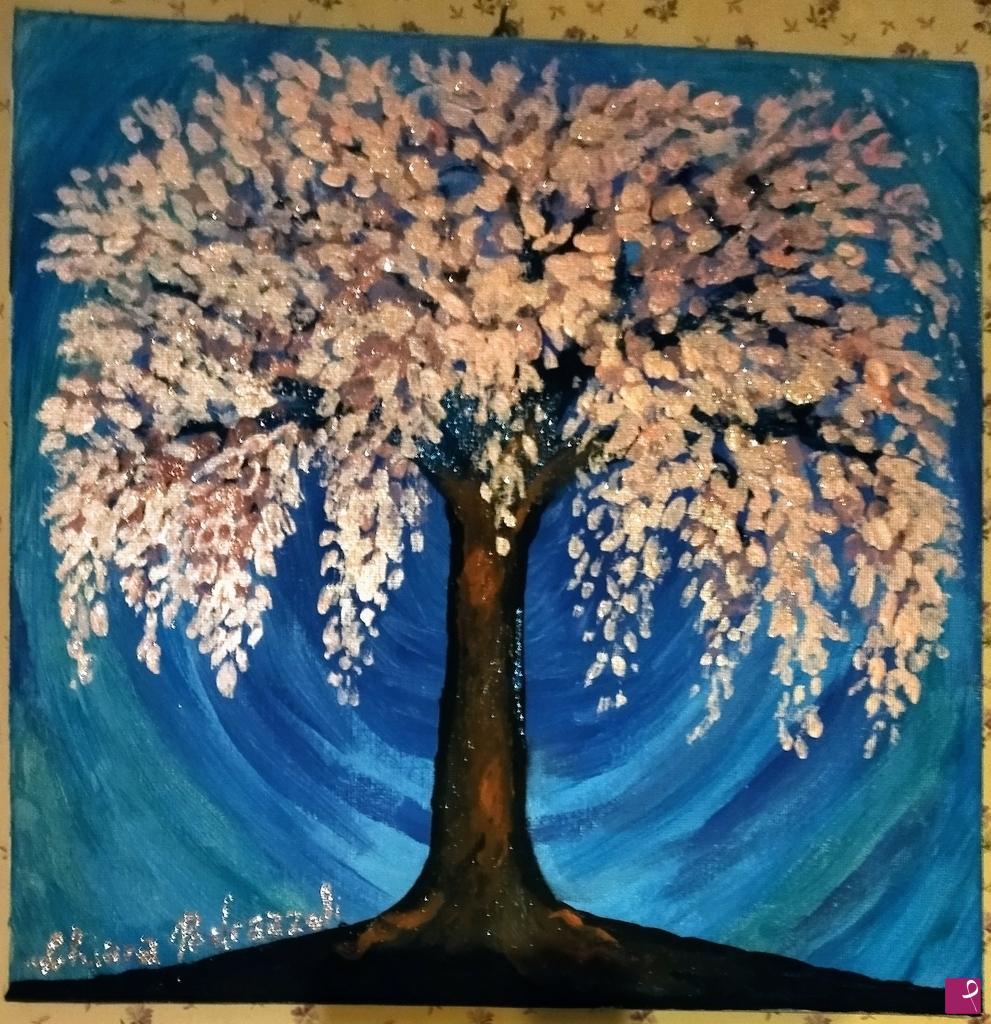 quadri in vendita online - Albero in primavera