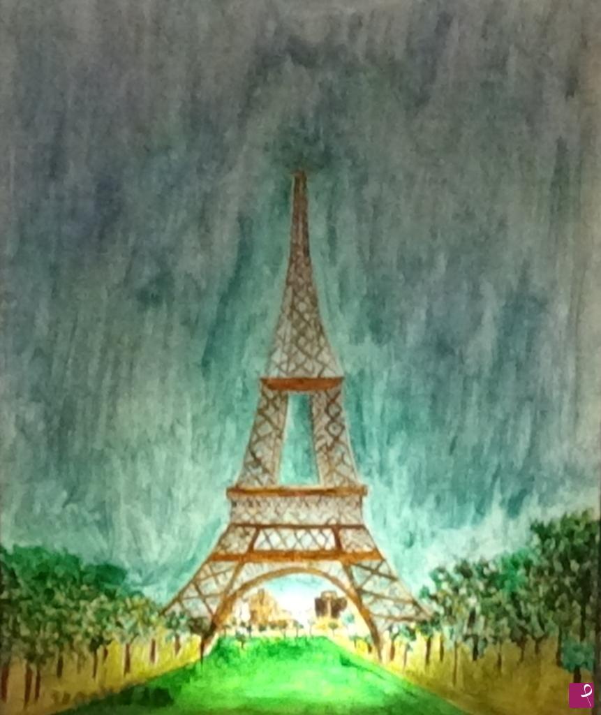 quadri in vendita online - ALBY MILANO - LA TOUR EIFFEL