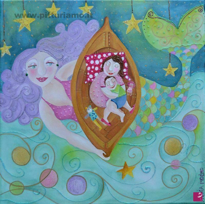 quadri in vendita online - Alexia Molino - la sirena