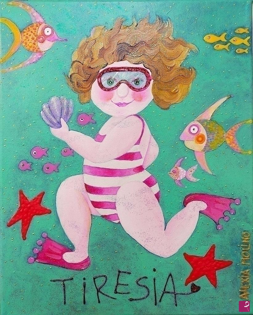 quadri in vendita online - Alexia Molino - La sub (24x30)