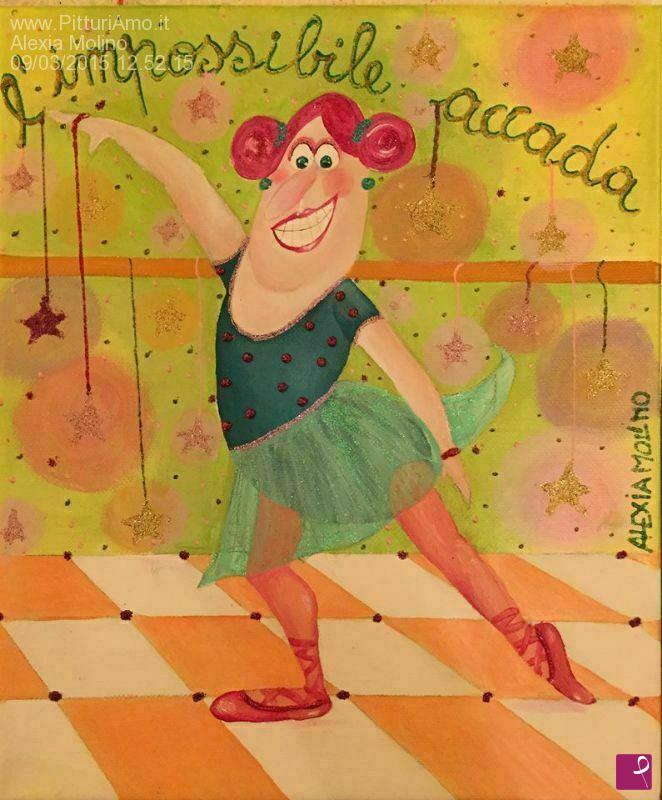 quadri in vendita online - Alexia Molino - N°3 scuola di danza