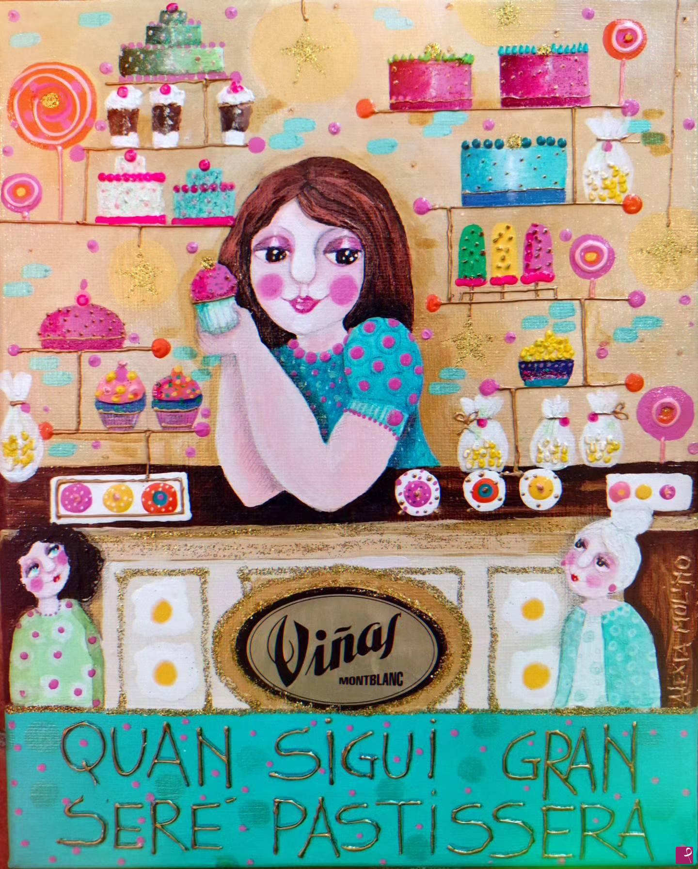 quadri in vendita online - Alexia Molino - Quan sigui gran sere' pastissera (20*25)
