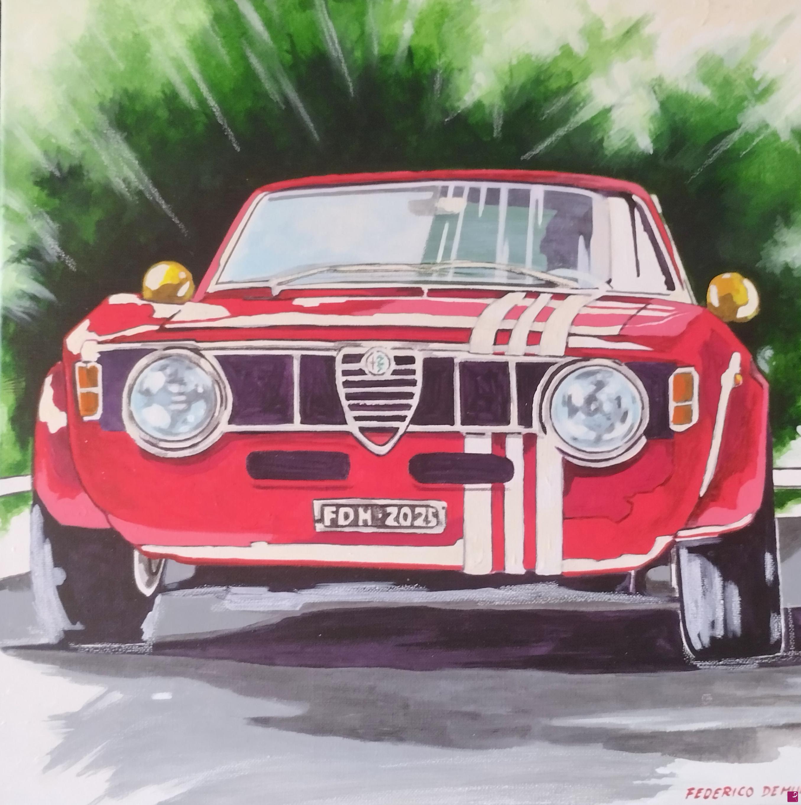 quadri in vendita online - Alfa Romeo Giulia GTA 