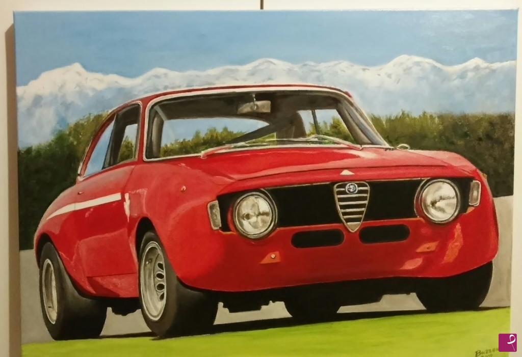 quadri in vendita online - Alfa romeo Giulia junior 1300 GTA