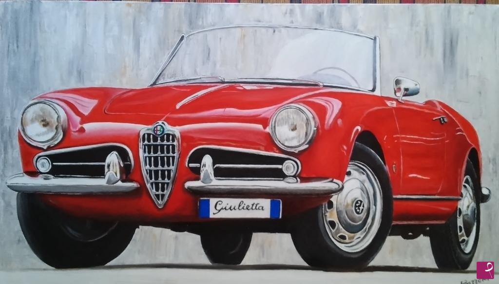 quadri in vendita online - Alfa Romeo Giulietta spider 