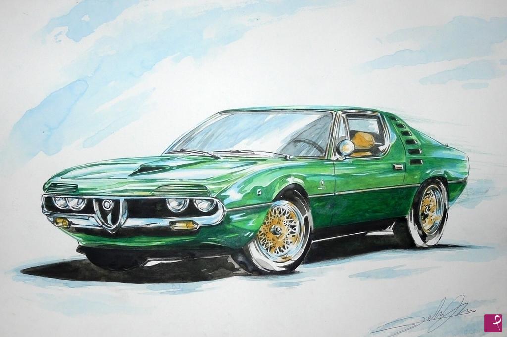 quadri in vendita online - ALFA ROMEO MONTREAL V8 1970