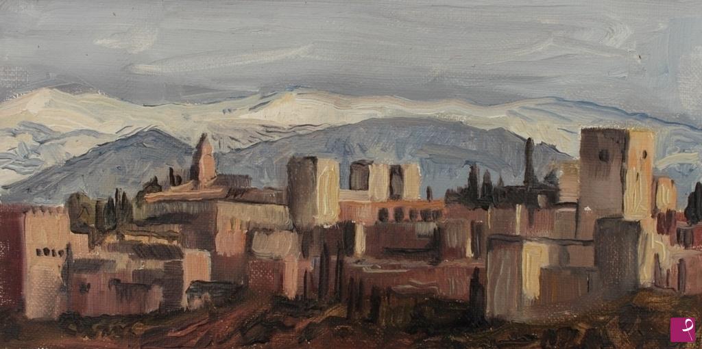 quadri in vendita online - Alhambra - a view