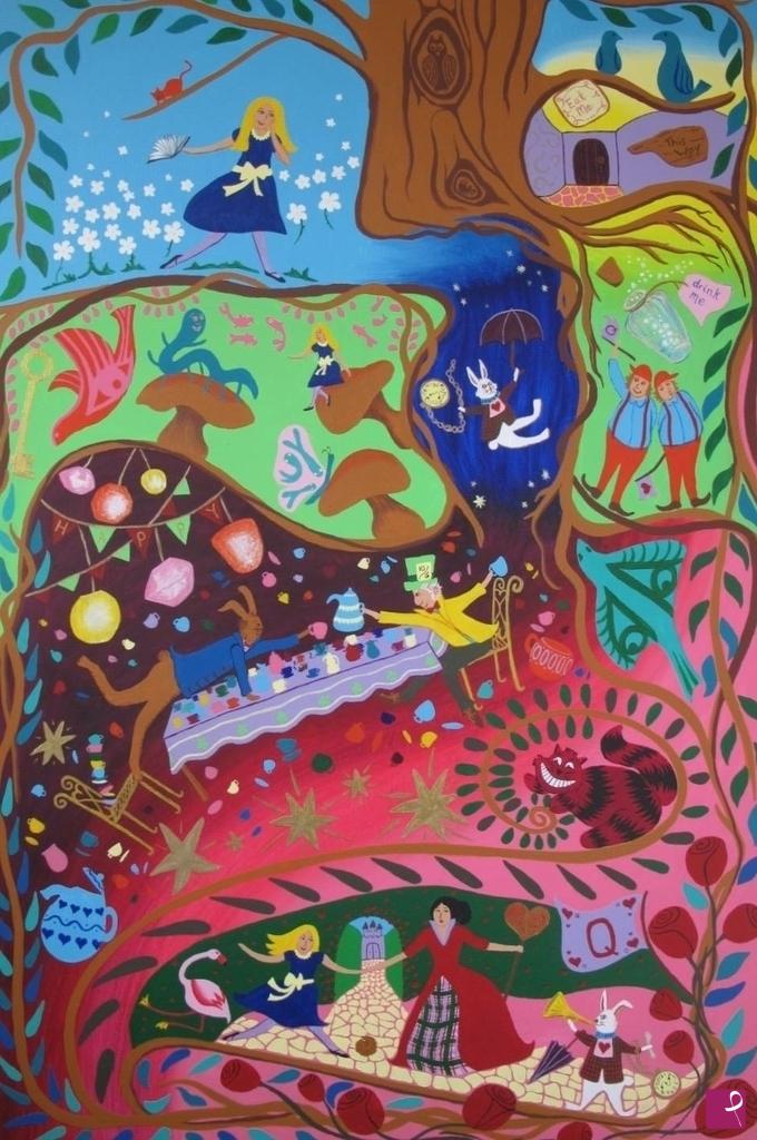 quadri in vendita online - Alice in Wonderland