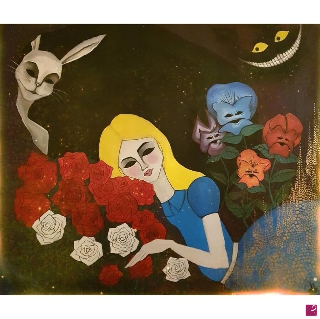 quadri in vendita online - Alice in wonderland