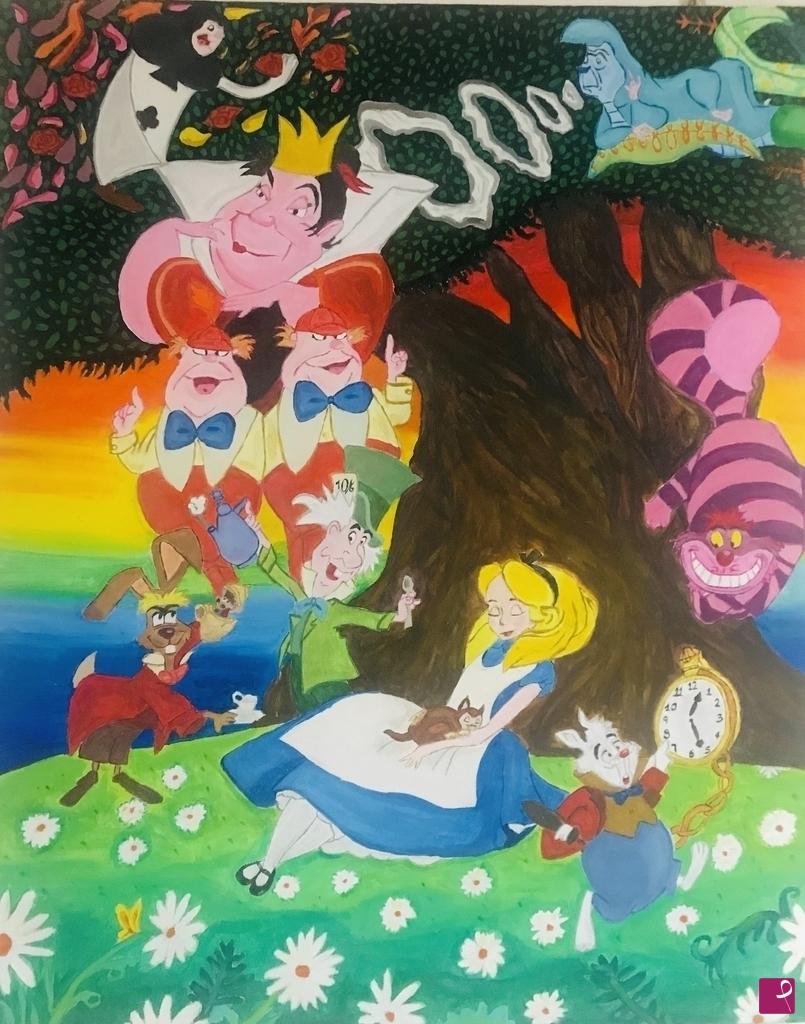 quadri in vendita online - Alice in wonderland 