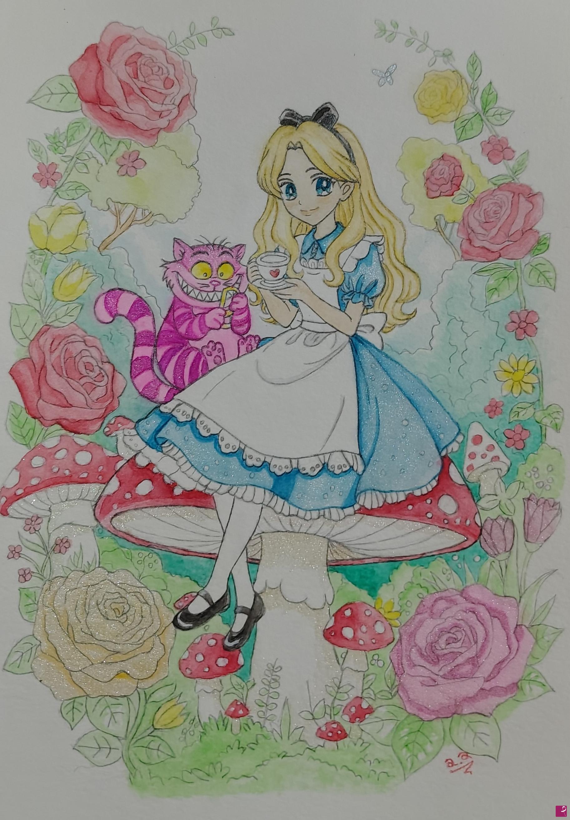 quadri in vendita online - Alice in Wonderland 