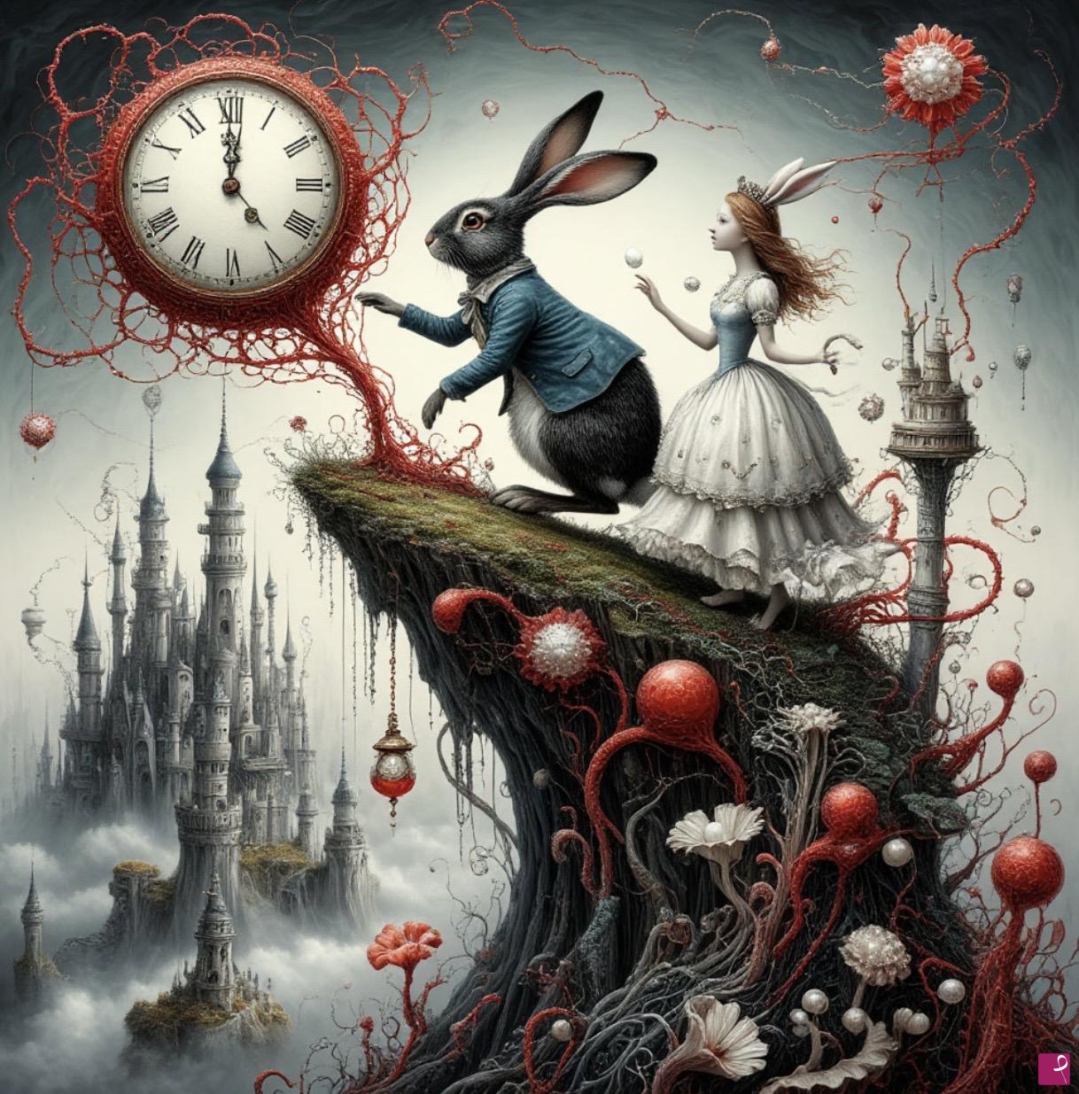 quadri in vendita online - Alice in Wonderland