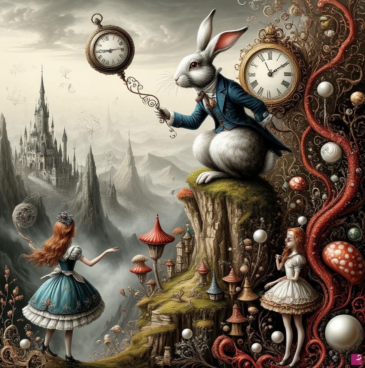 quadri in vendita online - Alice in Wonderland