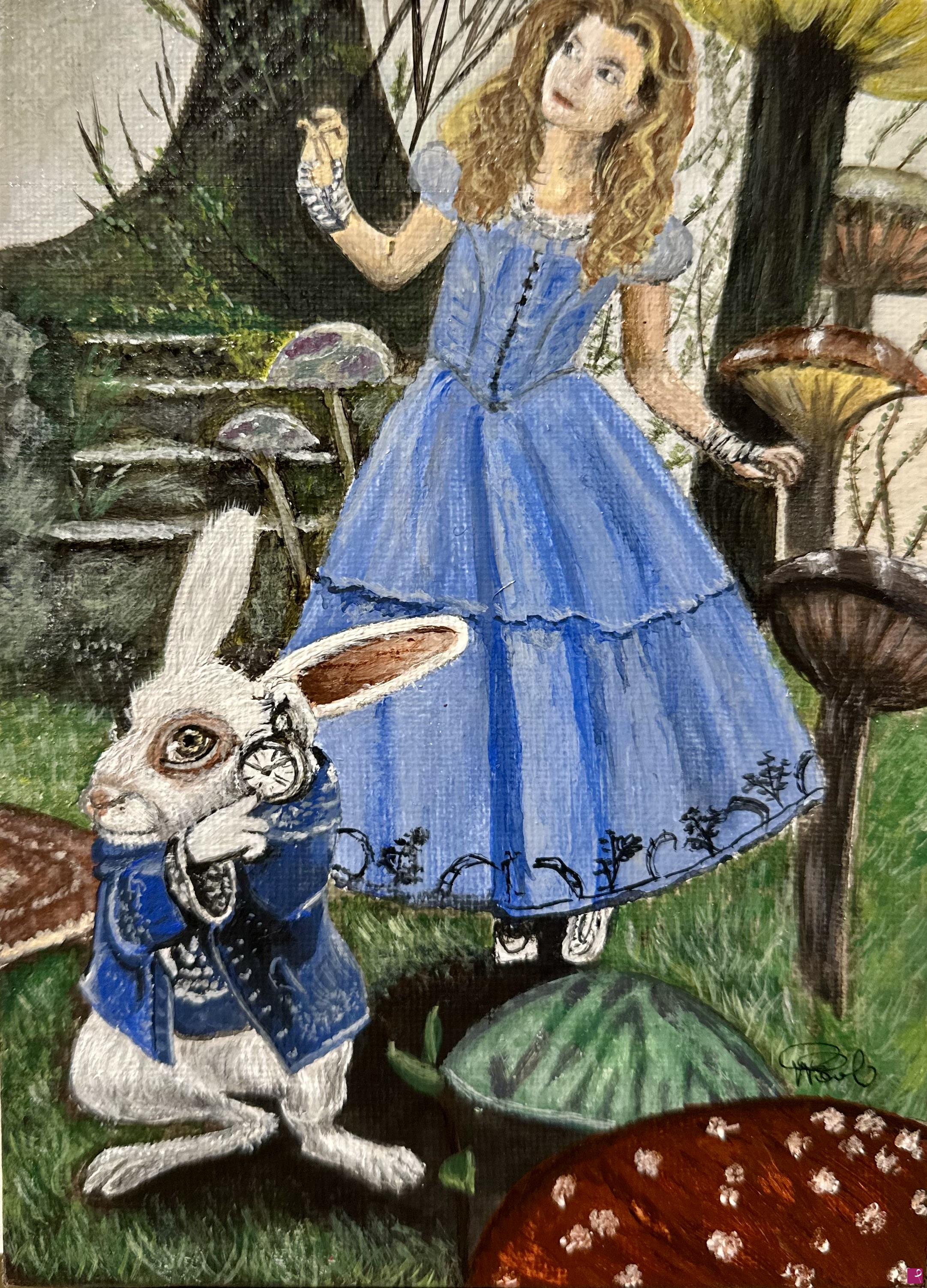 quadri in vendita online - Alice nel paese delle meraviglie 