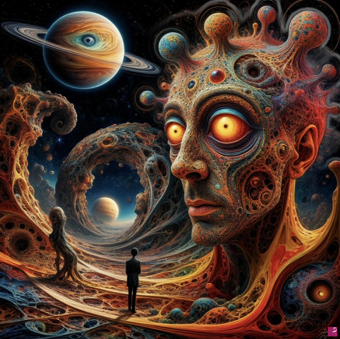 quadri in vendita online - Alien from space