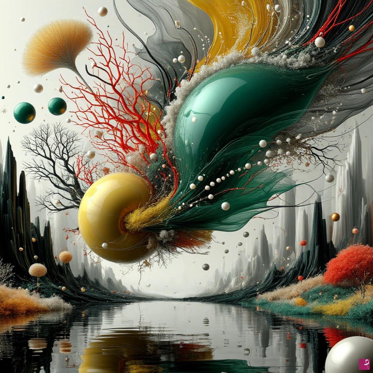 quadri in vendita online - Alien landing