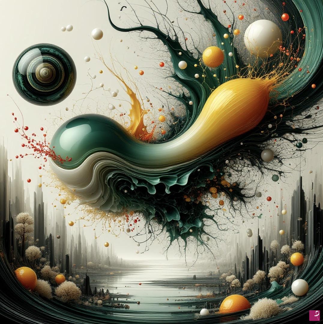 quadri in vendita online - Alien over the city