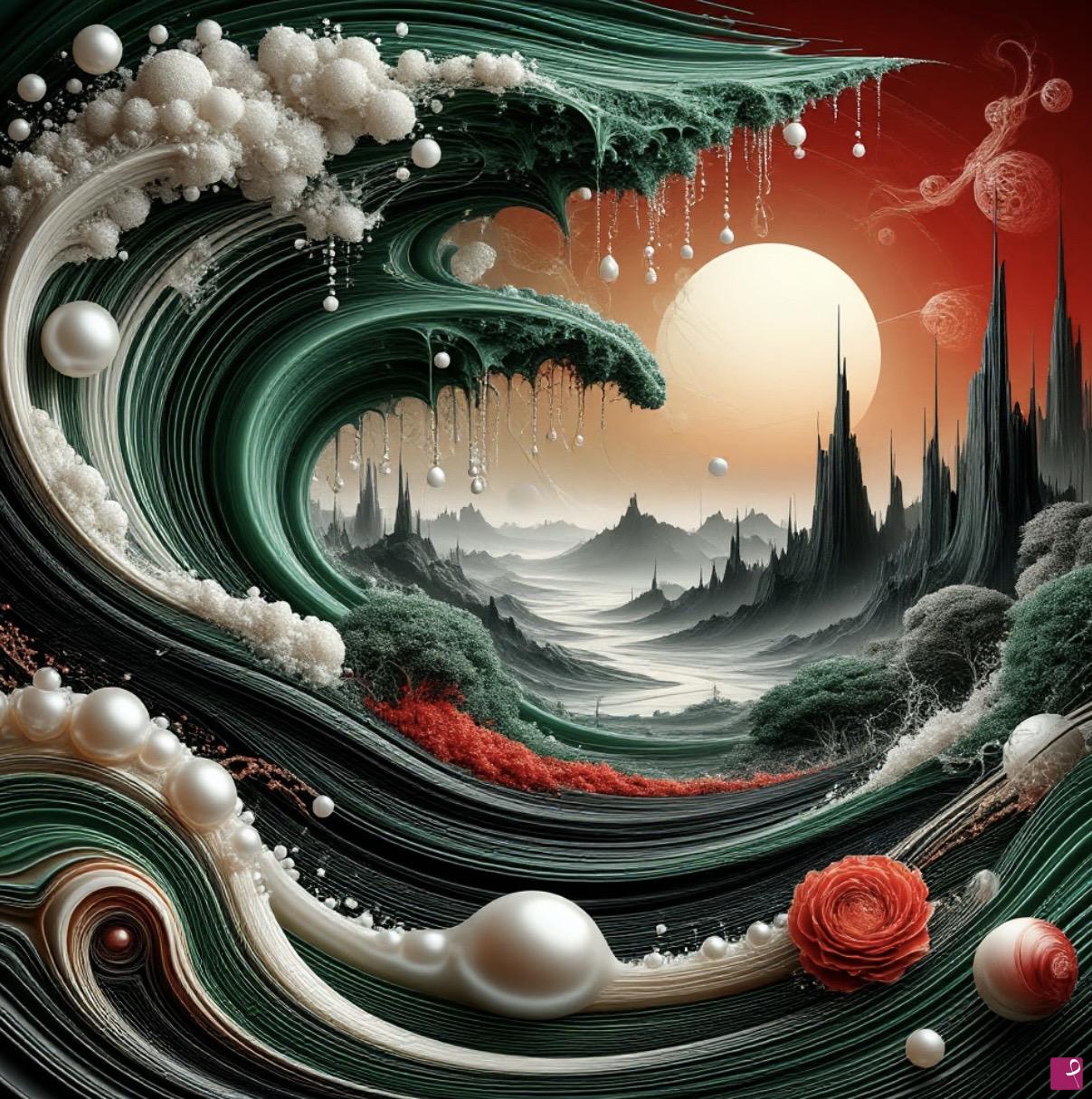 quadri in vendita online - Alien Planet