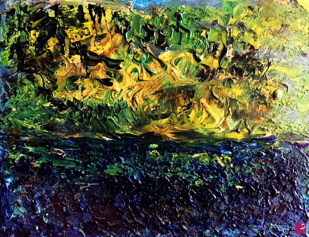 quadri in vendita online - Alien sunset