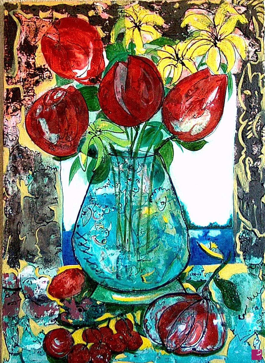 quadri in vendita online - Alla finestra  50x70 cm