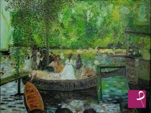 quadri in vendita online - "Alla grenouillère"(A.Renoir_1869)